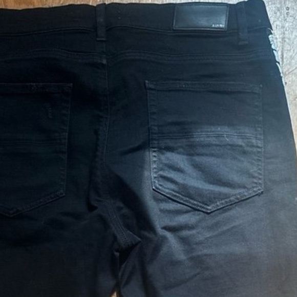 Amiri track stack black with white track stripes like new 38w thrasher denim - Picture 4 of 16